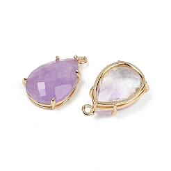Natural Amethyst Faceted Pendants&nbsp;G-K347-05G-07