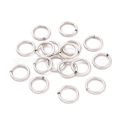 925 Sterling Silver Saw Cut Open Jump Rings&nbsp;STER-D036-25AS-04