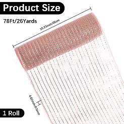 PP Christmas Poly Mesh Ribbon Rolls for DIY Christmas Projects Wreaths Party Decorations Packaging Crafts&nbsp;AJEW-WH20006-134B