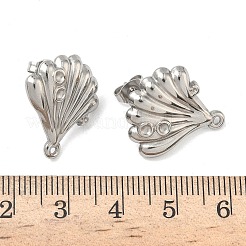 304 Stainless Steel Stud Earring Findings&nbsp;STAS-Z175-02P-01