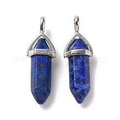 Natural Lapis Lazuli Pointed Pendants&nbsp;G-K329-30P