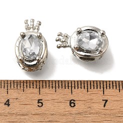Rack Plating Alloy European Beads&nbsp;FIND-H005-12P