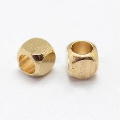 Brass Spacer Beads&nbsp;KK-P095-30-A
