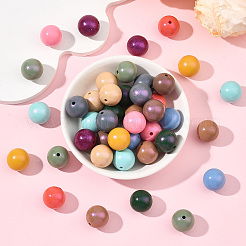 60Pcs 12 Colors Round Silicone Beads&nbsp;SIL-SZ0004-26