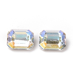 Light AB Style Glass Rhinestone Cabochons&nbsp;RGLA-J018-A-001LA
