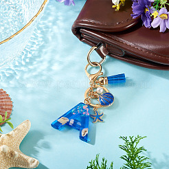 Star Resin & Shell Keychains&nbsp;KEYC-TAC00087-01A