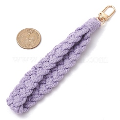 Handmade Macrame Cotton Threads Wrist Strap Pendant Decoration&nbsp;HJEW-JM02625-03