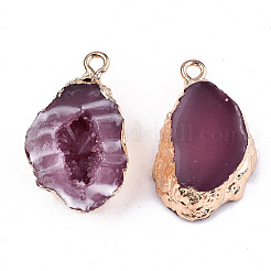 Druzy Geode Resin Pendants&nbsp;LS-RESI-S383-066D
