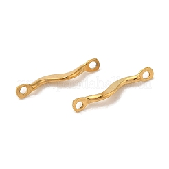 Ion Plating(IP) 304 Stainless Steel Links Connector Charms&nbsp;X-STAS-Q323-08G
