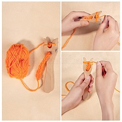 Wooden Knitting Fork and Big Eye Needle Sets&nbsp;TOOL-NB0001-27