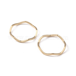 Brass Linking Rings&nbsp;KK-WH0046-61KCG