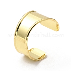 Rack Plating Brass Cuff Bangles&nbsp;BJEW-A137-02G