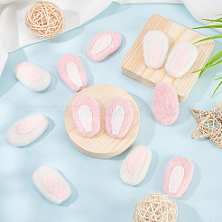 12Pcs 2 Colors Felt Rabbit Ear Ornament Accessories&nbsp;FIND-FG0002-31