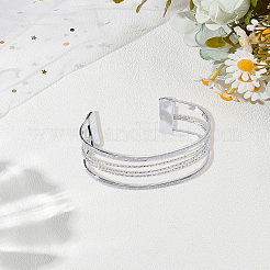 1Pc Alloy Arm Cuff Bangles for Women&nbsp;BJEW-LP0003-32P