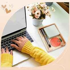 Pine Wood Sticky Note Holder&nbsp;AJEW-WH0475-83