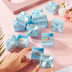 Bowknot Cardboard Paper Ring Gift Storage Boxes&nbsp;CON-TAC0001-16E