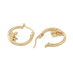 Angel & Devil Asymmetrical Earrings&nbsp;LS-EJEW-A091-01G