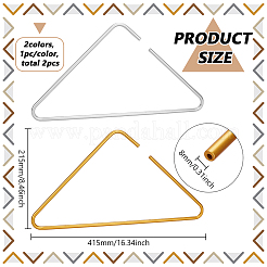2Pcs 2 Colors Aluminum Alloy Clothing Hanger&nbsp;AJEW-FG0005-15