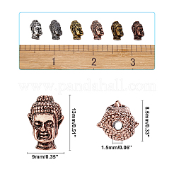 Tibetan Style Alloy Beads&nbsp;PALLOY-PH0001-09