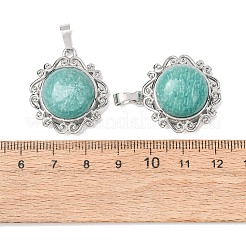 Natural Amazonite Pendants&nbsp;GG-CBA0251-09B-P