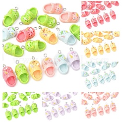 20Pcs Opaque Resin Pendants&nbsp;RESI-YW0005-49