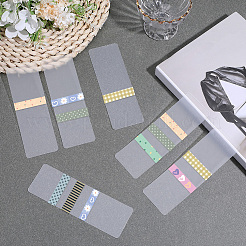 45Pcs Plastic Tape Sample Board&nbsp;DIY-CP0013-98