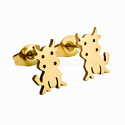 304 Stainless Steel Stud Earrings for Women&nbsp;WG79C8C-01