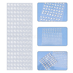 Flat Round Acrylic Rhinestone Stickers&nbsp;DIY-SP0004-41