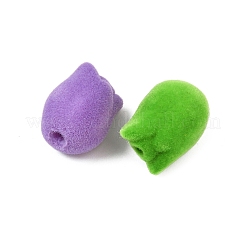 Flocking Opaque Acrylic Beads&nbsp;OACR-G055-02C