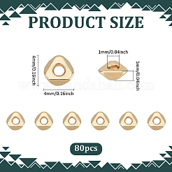 80Pcs Brass Spacer Beads&nbsp;KK-PH0011-08