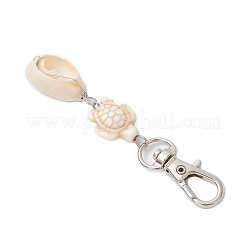Natural Cowrie Shell Pendant Decorations&nbsp;HJEW-JM03316-02