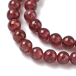 Natural Garnet Beads Strands&nbsp;X-G-Z104-A01-4mm