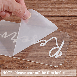 Acrylic Seat Reservation Sign Hanging Ornaments&nbsp;AJEW-WH0534-61A