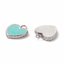 304 Stainless Steel Enamel Charms&nbsp;STAS-H446-150D