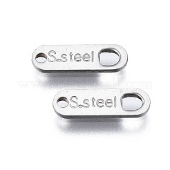 Tarnish Resistant 201 Stainless Steel Chain Tags&nbsp;X-STAS-N095-027