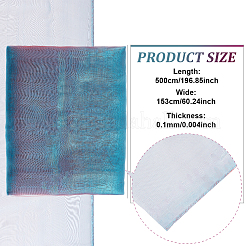 Two Tone Polyester Organza Fabric&nbsp;DIY-WH0683-41B