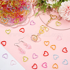 300Pcs Transparent Acrylic Bead Frames&nbsp;TACR-SP0001-31