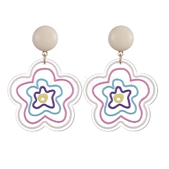 Alloy Resin Stud Earrings for Women&nbsp;WGDCBB9-01