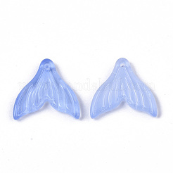 Transparent Spray Painted Glass Pendants&nbsp;GLAA-S190-009A-B01