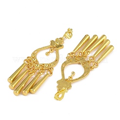 Bohemia Zinc Alloy Clip-on Earrings&nbsp;LS-EJEW-C089-01D-G