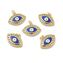 Brass Micro Pave Cubic Zirconia Pendants&nbsp;KK-E068-VB081-1