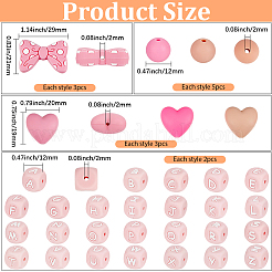 79Pcs 33 Styles Mixed Shapes Silicone Beads&nbsp;SIL-PA0001-24