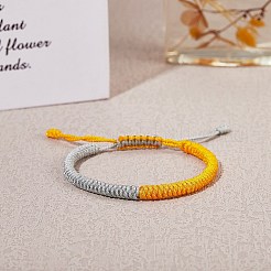 Nylon Threads Braided Bracelet&nbsp;BJEW-SW00058-1
