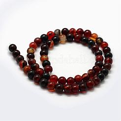 Natural Agate Beads Strands&nbsp;G-F417-07-8mm