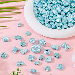 100G Pearlized Opaque Acrylic Beads&nbsp;OACR-TA0004-32C