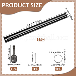 1Pc High Carbon Steel Ceiling Leveling Sleeve Screw Rod&nbsp;AJEW-WA0004-17