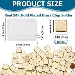 400Pcs Brass Chip Solder&nbsp;KK-CN0003-23B