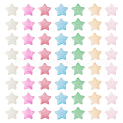 300Pcs Crackle Opaque Acrylic Beads&nbsp;OACR-TA0004-60