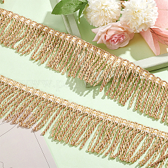 Two Tone Polyester Twisted Rope Tassel Fringe Trimming&nbsp;DIY-WH0304-703B