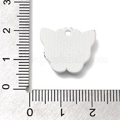 Spray Painted Alloy Pendants&nbsp;FIND-M041-01B